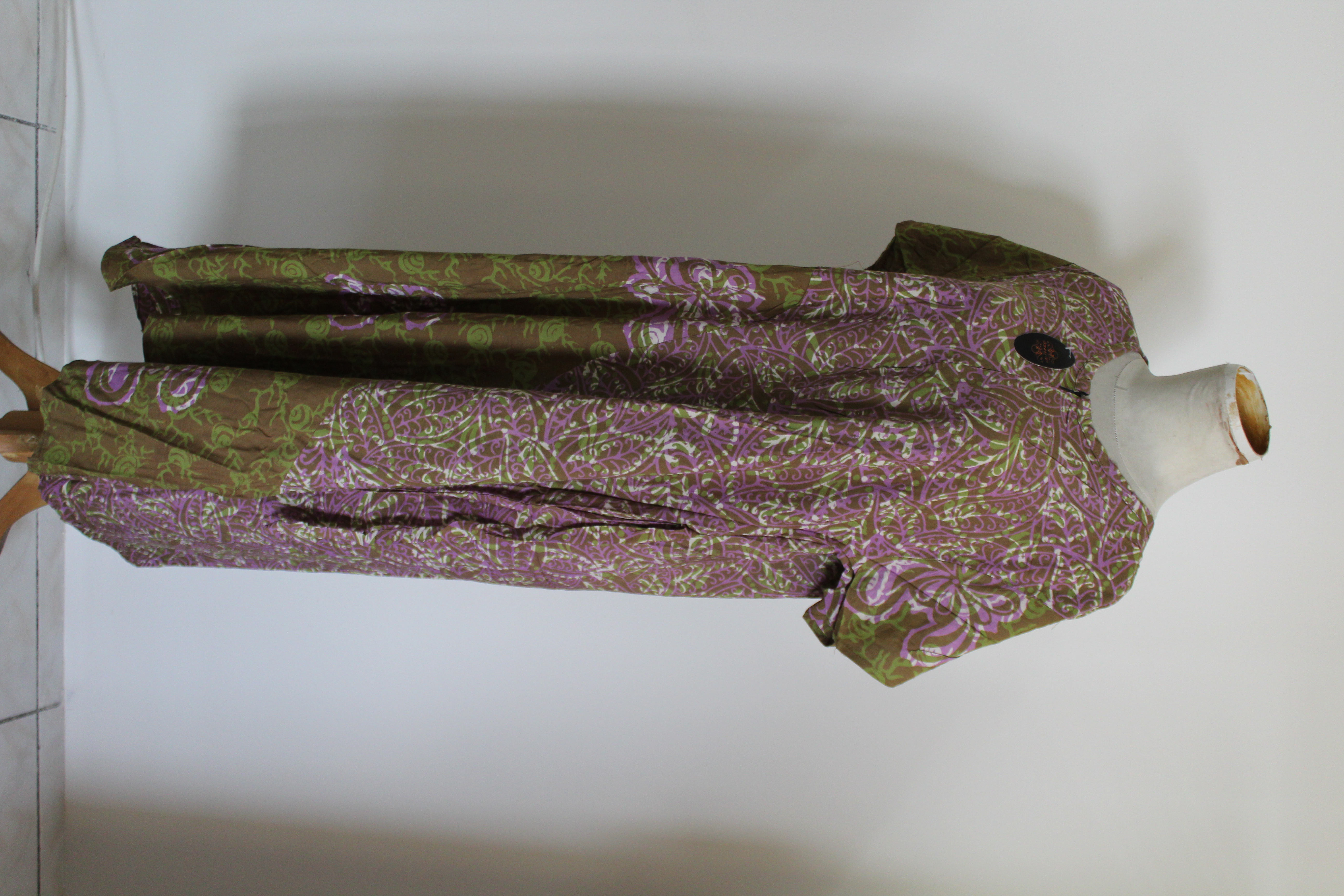 Daster standar hijau abstrak