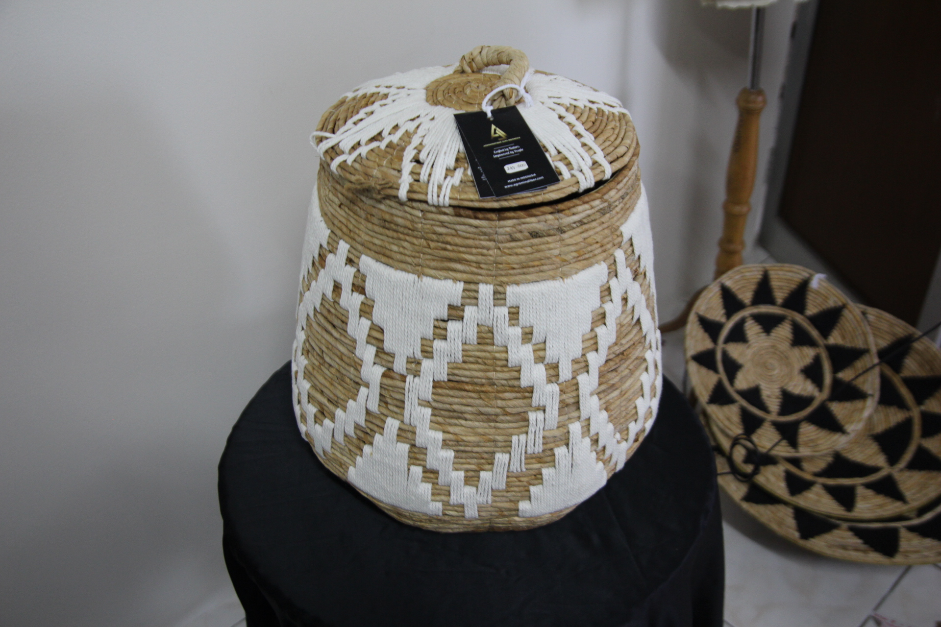 Gentong Pelepah Macrame + Tutup