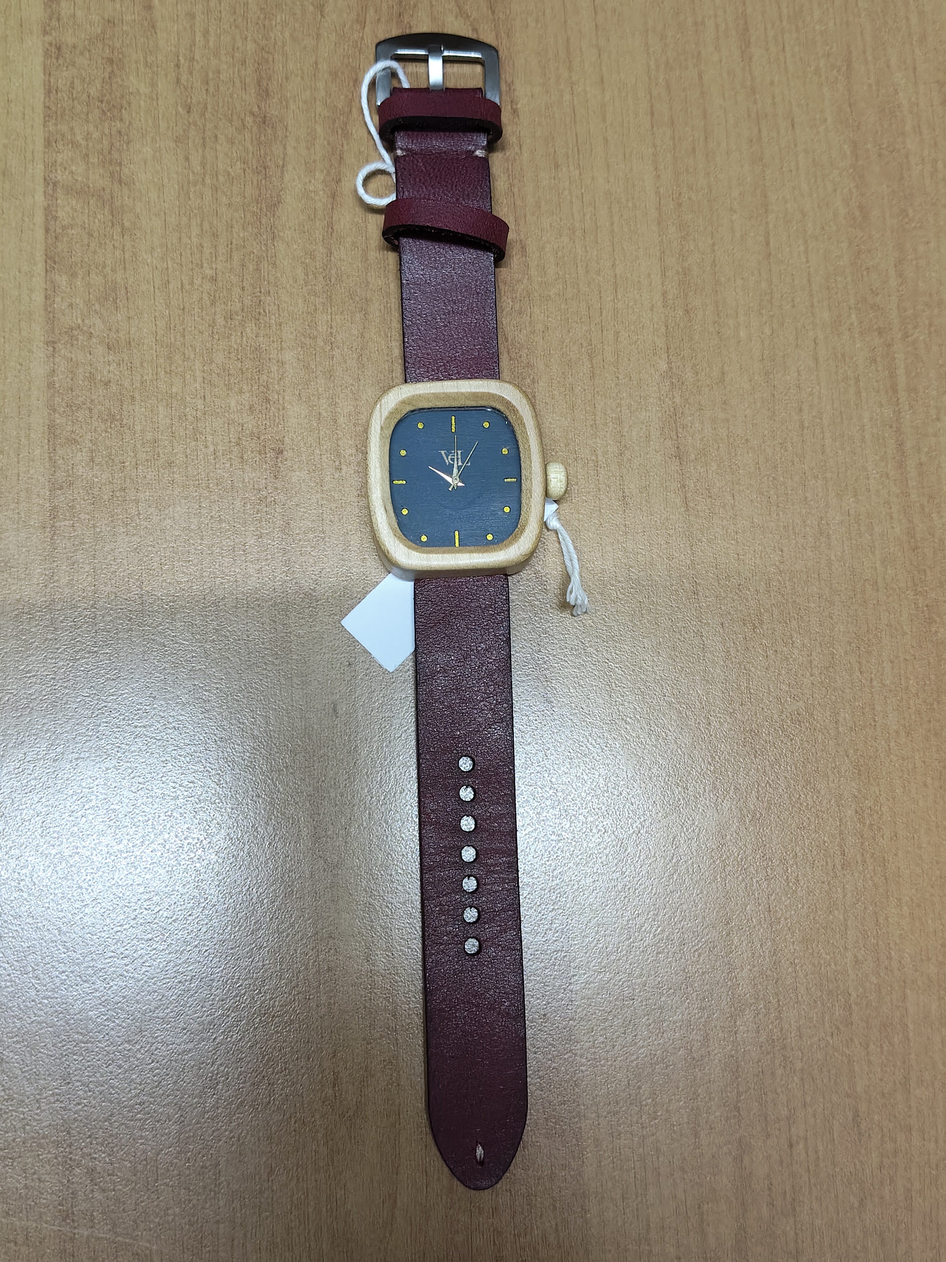 Wood Watch Mandara Merah
